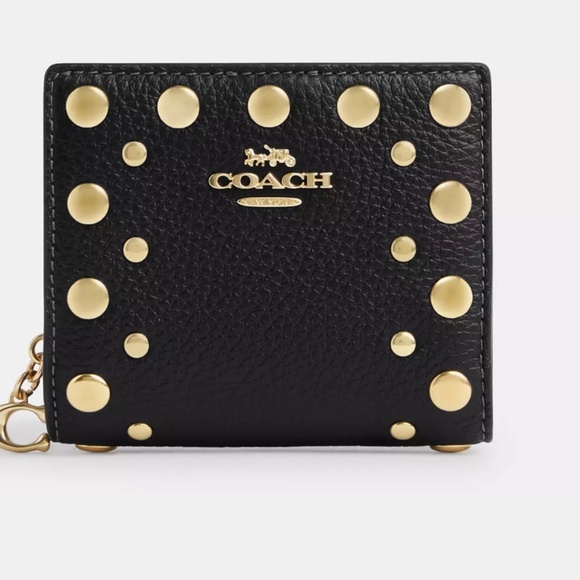 COACH Snap Wallet With Rivets - Picture 4 of 7